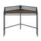 Walker Edison 42" Dark Walnut Industrial Corner Desk